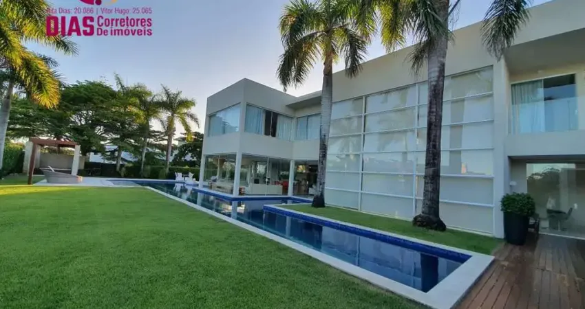 Vendo exclusiva casa alto padrão no resort busca vida (busca ville), 6 suítes, piscina, espaço gourmet - lauro de freitas/ba.