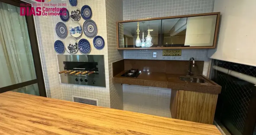 Alugo apartamento no resort le parc mobiliado e decordo com 195m2, andar alto nascente, varanda gourmet, 4/4, sendo 3 suíte, closet, 01 gabinete, 4 vagas e 01 depósito - patamares - salvador/ba.