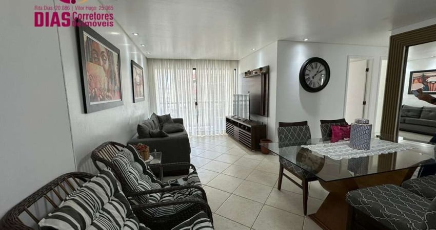 Alugo em Oportunidade apartamento mobiliado com 197m2 com 4/4 em condomínio infraestrutura - Pituba/Ba.