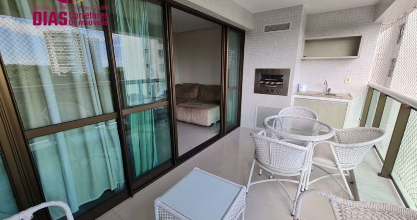 Alugo em exclusividade Apartamento , 3/4, 2 suítes, mobiliado com 112m2  no Resort Le Parc - Salvador/BA.