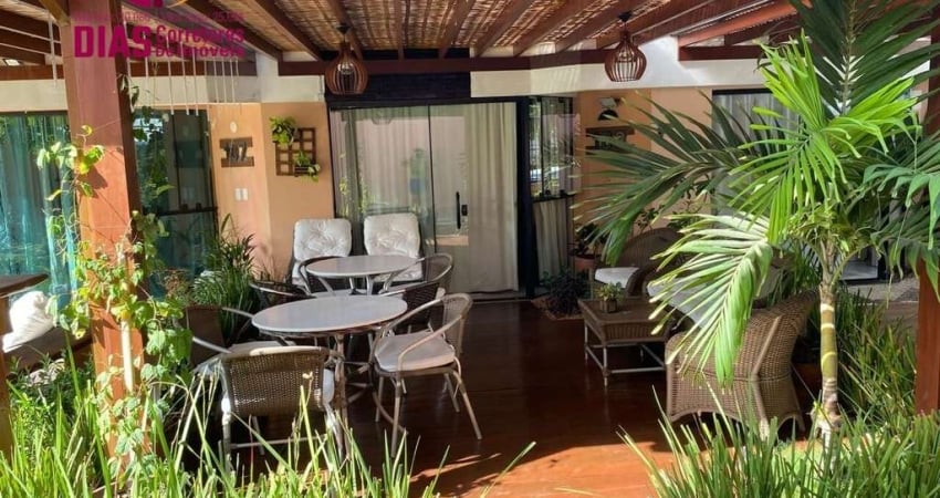 Alugo em exclusividade casa triplex  com 3/4, 2 vagas no Condomínio Veredas do Atlântico na Orla de Patamares , Salvador/BA