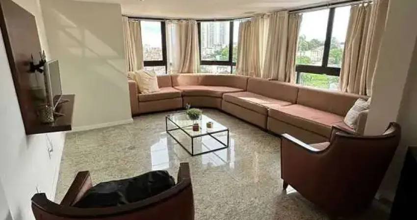 Vendo em oportunidade apartamento com 255m2, 4 suítes,  mobiliado,  4 vagas cobertas, em condomínio  com total  infraestrutura  no horto  florestal  em salvador/ba.