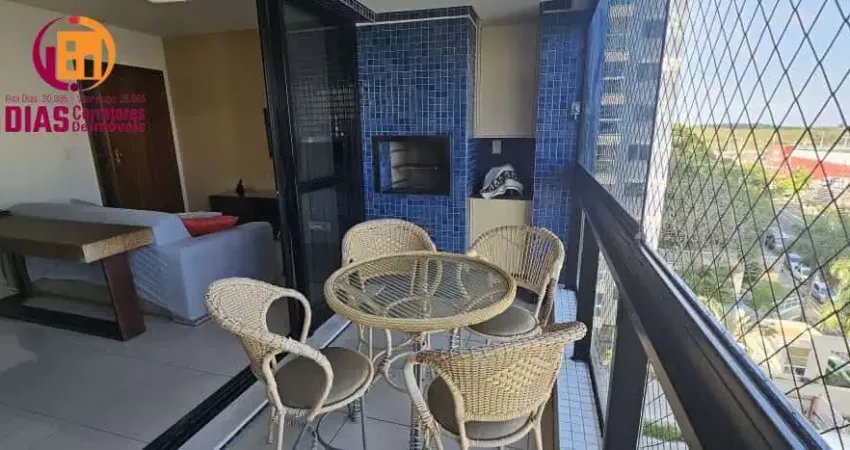 Alugo em alphaville apartamento mobiliado com 3/4, 1 suíte, dependência , 2 vagas cobertas, infraestrutura -  salvador/ba.