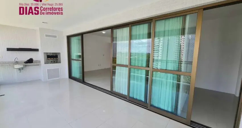 vendo em exclusividade Apartamento de 166m2 no Resort Le Parc com 4/4, sendo 3 suítes com armários e ar-condicionados 3 vagas cobertas 01 depósito em Condomínio clube com total infraestrutura.