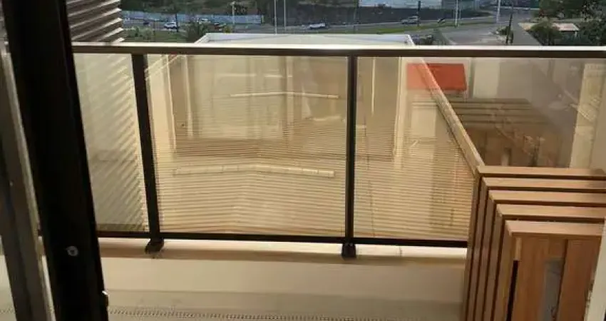 Alugo Apartamento Studio mobiliado e decorado, varanda panorâmica, 1 vaga - Jardim Armação- Salvador/Ba