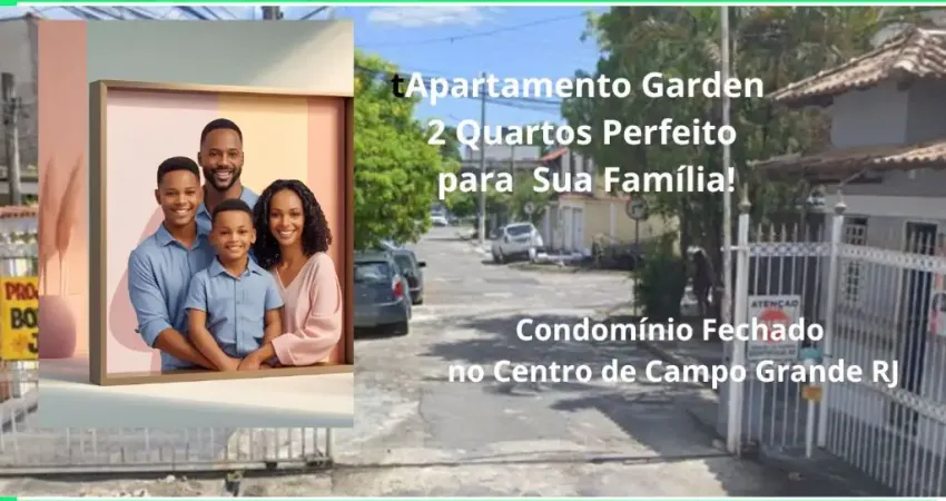 Apartamento térreo 2 quartos Centro de Campo Grande RJ