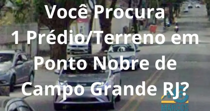 Prédio/terreno em ponto nobre de campo grande rj: 4 apartamentos + potencial para 8 andares
