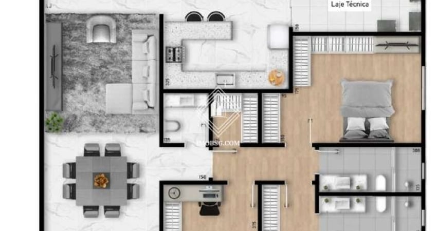 Apartamento com 3 quartos à venda na Rua Freire Alemão, 310, Estrela, Ponta Grossa