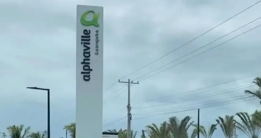 Terreno à venda no Alphaville Guarajuba, 765 m² por R$ 855.000 - Alphaville Guarajuba