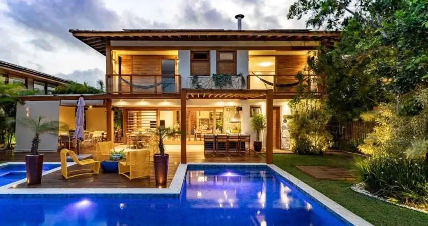 Casa com 6 dormitórios para alugar, 260 m² por R$ 10.200/dia- Praia do Forte - Mata de São João/BA