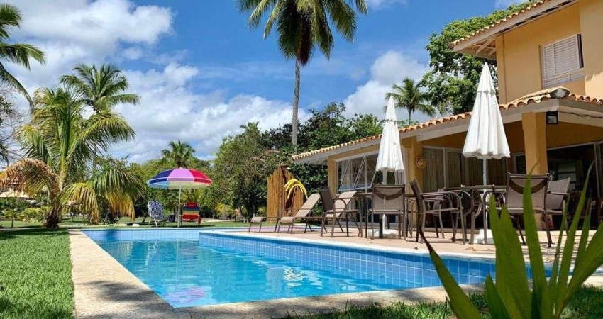 Casa alto padrão, porteira fechada, 4 suítes - Quintas de Sauipe Grande Laguna - Costa do Sauipe