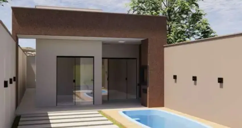 Casa NOVA a venda 2/4, piscina. Não financia, consulte condições de pagamento. Localizada no Villarejo- Praia de Arembepe