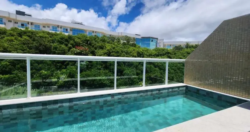 Linda cobertura duplex à venda no exclusivo Condomínio Costa Espanha, com 129 m² e porteira fechada.