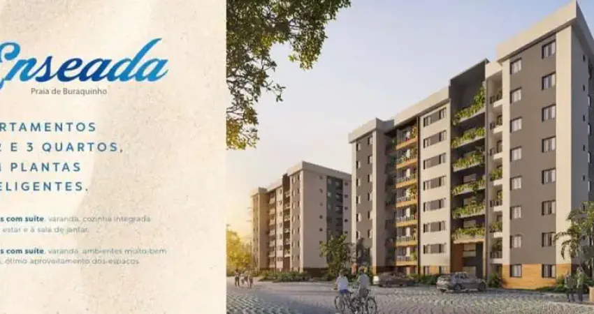 Apartamento com 3 dormitórios à venda, 72 m² por R$ 483.900,00 - Buraquinho - Lauro de Freitas/BA