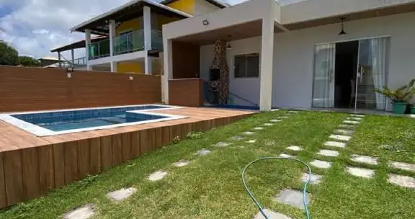 Casa em condomínio fechado com 3 quartos à venda na Rodovia BA-099, 22, Arembepe (Abrantes), Camaçari