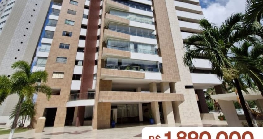 Apartamento Alto Padrão Guararapes, 4 suítes, 5 vagas, lazer completo.