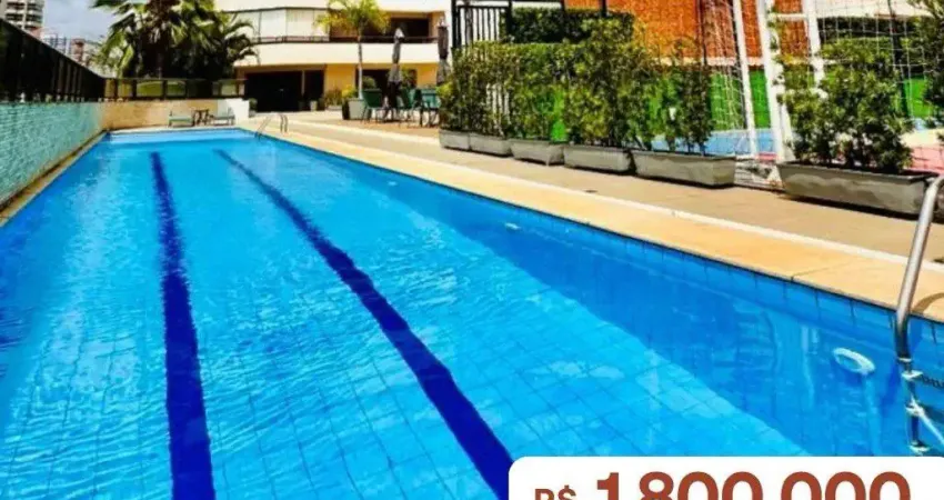 Apartamento de 252m² com 4 suítes e lazer completo no Cocó