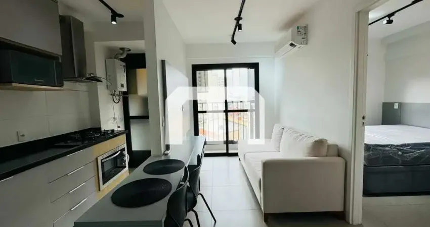 Incrível apartamento 1 dorm todo mobiliado com vaga para locação no tatuapé