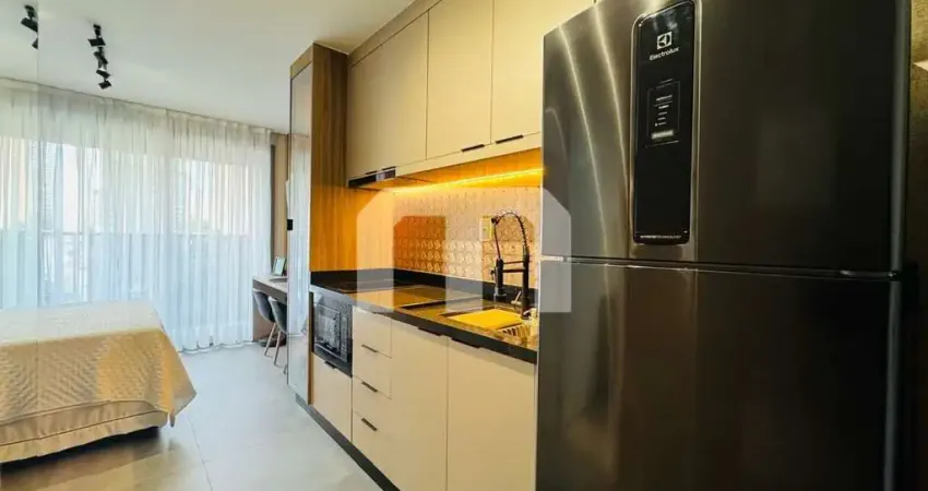Apartamento studio no lumen anália franco com 25m2 mobiliado e decorado, impecável!