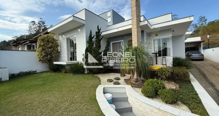 Casa alto padrão com 3 dormitórios (1 suíte) à venda, 160 m² no bairro das nações em timbó-sc