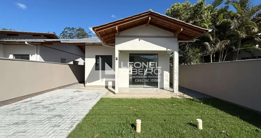 Casa com 2 dormitórios suítes, 64,53m² à venda no bairro araponguinhas em timbó - sc