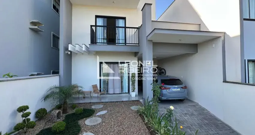 Casa sobrado com 3 dormitórios (1 suíte) à venda, 130,80 m² no bairro das nações - timbó/sc