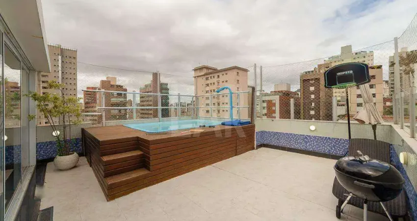 Cobertura à venda, 4 quartos, 2 suítes, 4 vagas, Carmo - Belo Horizonte/MG