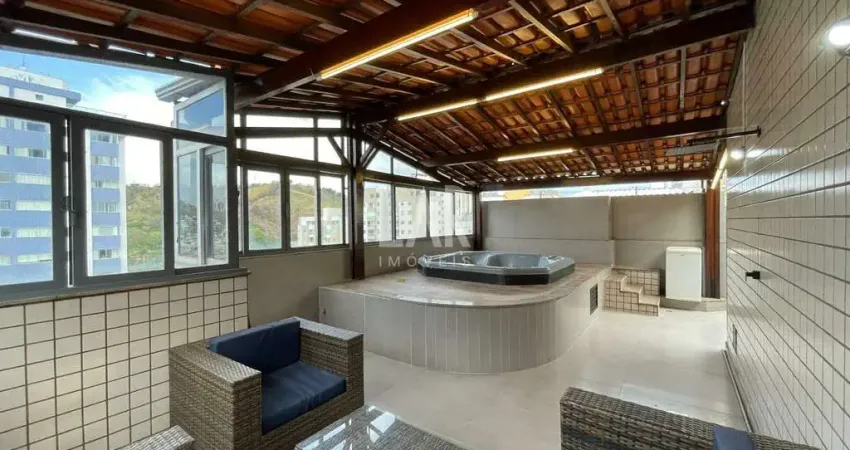 Cobertura para aluguel, 3 quartos, 2 suítes, 1 vaga, castelo - belo horizonte/mg