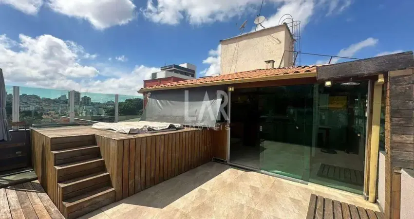 Cobertura para aluguel, 3 quartos, 1 vaga, Sagrada Família - Belo Horizonte/MG