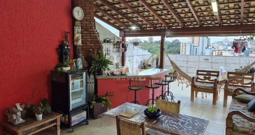 Cobertura à venda, 3 quartos, 1 suíte, 2 vagas, Castelo - Belo Horizonte/MG