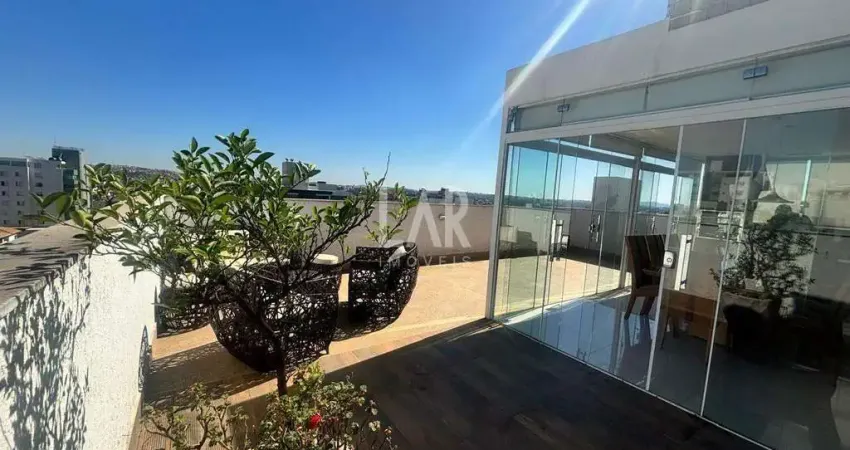 Cobertura à venda, 4 quartos, 1 suíte, 2 vagas, castelo - belo horizonte/mg