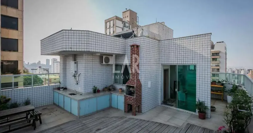 Cobertura à venda, 3 quartos, 2 suítes, 4 vagas, santo antônio - belo horizonte/mg