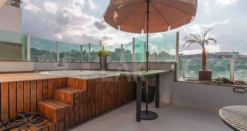 Cobertura para aluguel, 3 quartos, 1 suíte, 2 vagas, santa lúcia - belo horizonte/mg