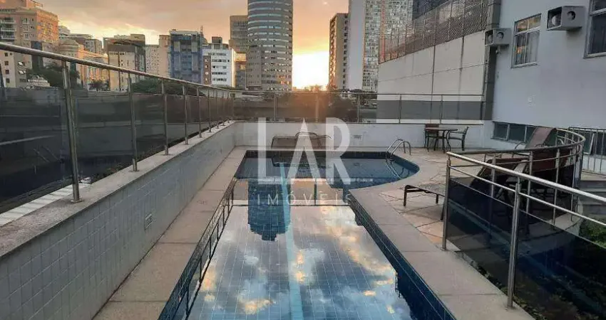 Apartamento à venda, 2 quartos, 1 suíte, 1 vaga, lourdes - belo horizonte/mg