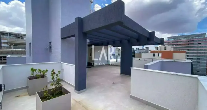 Cobertura à venda, 2 quartos, 2 suítes, 2 vagas, lourdes - belo horizonte/mg