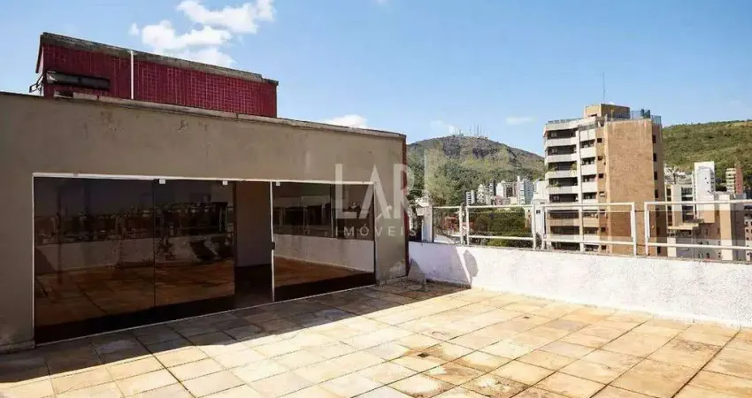Cobertura à venda, 4 quartos, 1 suíte, 3 vagas, anchieta - belo horizonte/mg