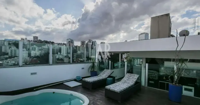 Cobertura à venda, 3 quartos, 3 suítes, 4 vagas, coração de jesus - belo horizonte/mg