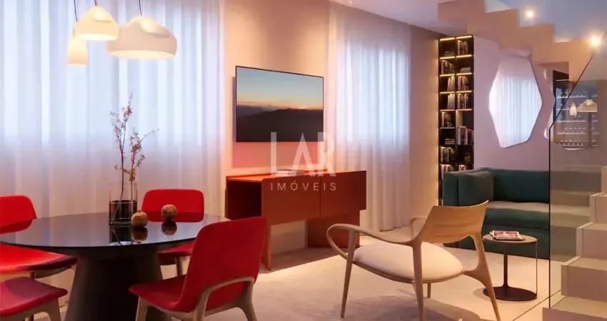 Cobertura à venda, 1 quarto, 1 suíte, 1 vaga, lourdes - belo horizonte/mg