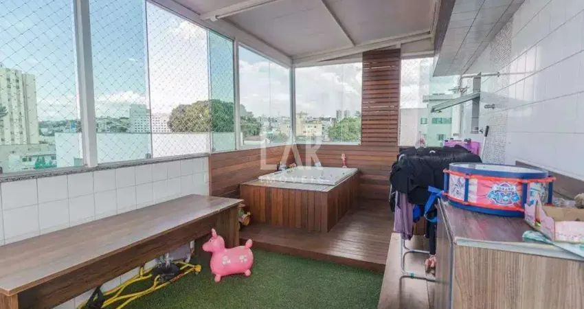 Cobertura para aluguel, 4 quartos, 2 suítes, 2 vagas, ipiranga - belo horizonte/mg