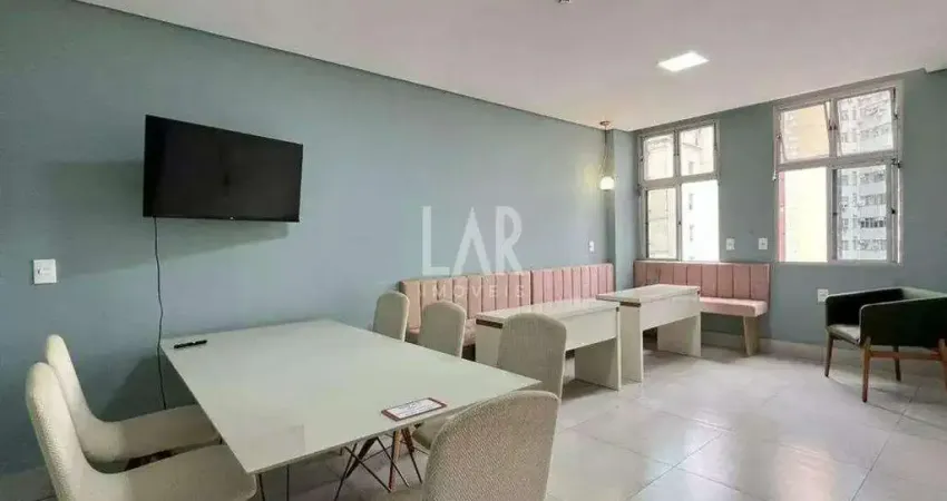 Apartamento à venda, 2 quartos, 1 suíte, centro - belo horizonte/mg