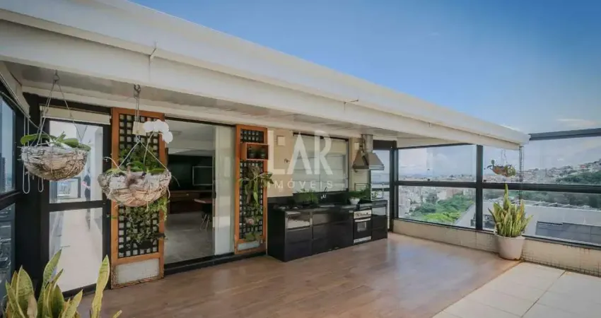 Cobertura à venda, 5 quartos, 1 suíte, 2 vagas, serra - belo horizonte/mg