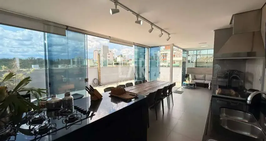 Cobertura à venda, 3 quartos, 1 suíte, 3 vagas, castelo - belo horizonte/mg