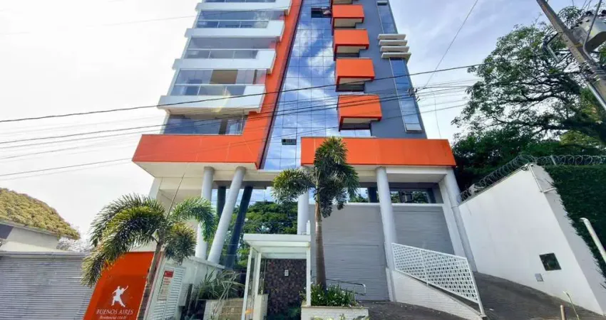 Apartamento 3 quartos com suíte e duas vagas semimobiliado no edifício buenos aires em chapecó com piscina, quiosque