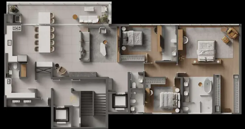 Apartamento com 3 quartos à venda no Jardim Itália, Chapecó 