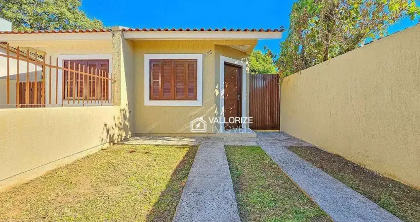 Casa com 2 dormitórios à venda, 50 m² - santa teresa - são leopoldo/rs