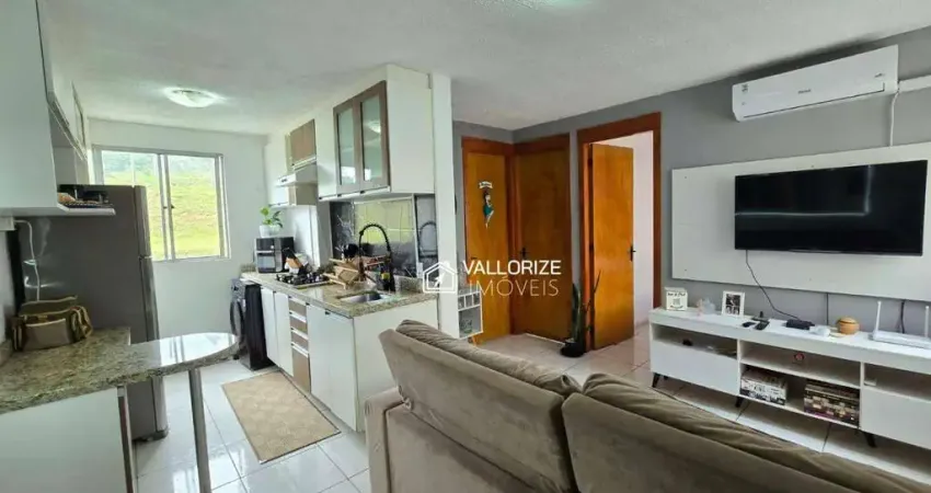 Apartamento com 2 dormitórios à venda, 42 m² por r$ 139.000,00 - duque de caxias - são leopoldo/rs