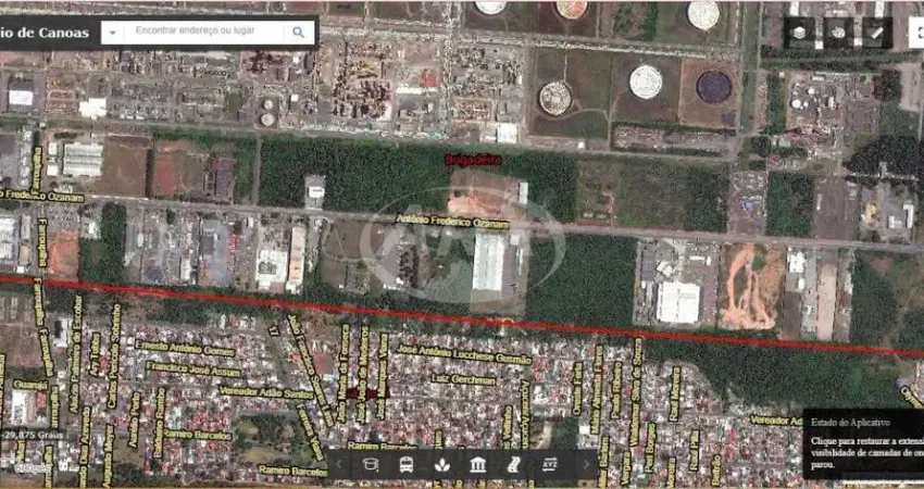 Terreno comercial à venda na Rua Antônio Frederico Ozanan, 2901, Brigadeira, Canoas