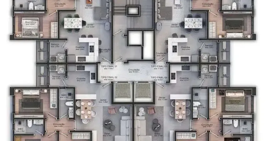 Apartamento com 2 quartos à venda no Centro, Balneário Piçarras 