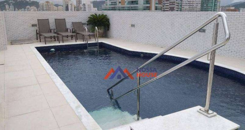 Apartamento com 2 dormitórios à venda, 69 m² por R$ 695.000,00 - Boqueirão - Santos/SP
