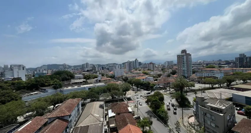 Apartamento de 2 dormitórios 65m² no embaré andar alto 410mil